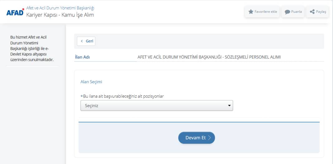 AFAD en az lise mezunu 473 personel alımı başvurusu nasıl yapılır? 9